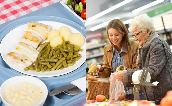 Portage ou préparation de repas au domicile d'une personne âgée ?
