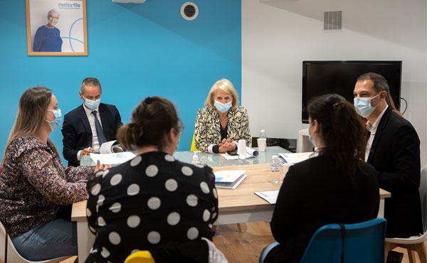 Brigitte Bourguignon, Ministre déléguée en charge de l’Autonomie, en visite chez Petits-fils Brest