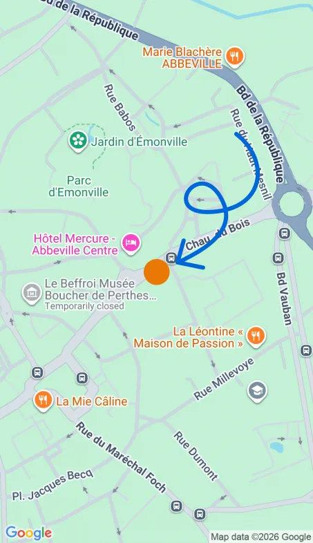 Localisation de l'agence Agence d’aide à domicile Petits-fils Abbeville