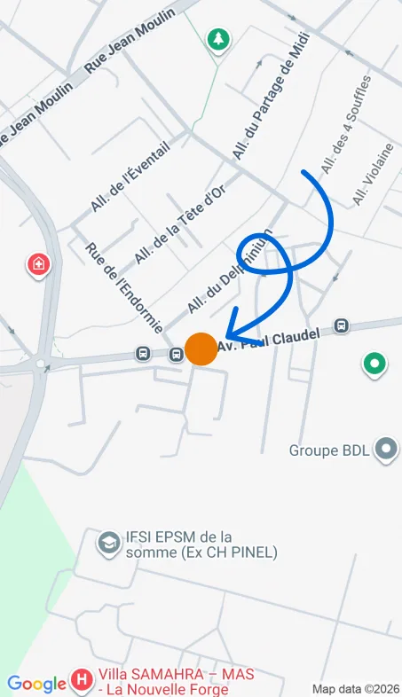 Localisation de l'agence Agence d’aide à domicile Petits-fils Amiens