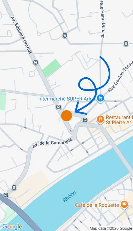Localisation de l'agence Agence d’aide à domicile Petits-fils Arles