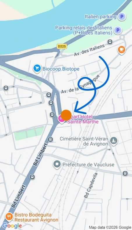 Localisation de l'agence Agence d’aide à domicile Petits-fils Avignon