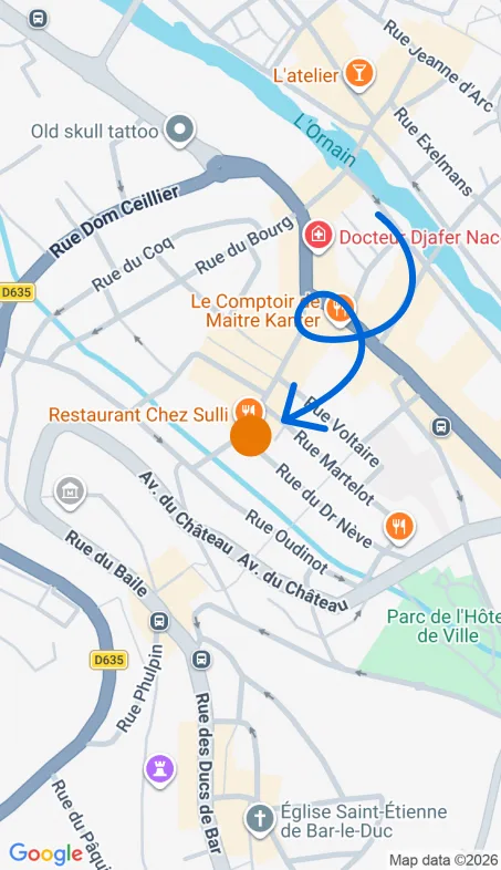 Localisation de l'agence Agence d’aide à domicile Petits-fils Bar-le-Duc