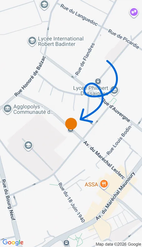 Localisation de l'agence Agence d’aide à domicile Petits-fils Blois