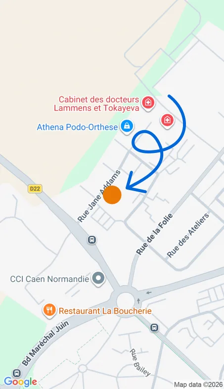 Localisation de l'agence Agence d’aide à domicile Petits-fils Caen Nord
