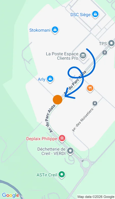Localisation de l'agence Agence d’aide à domicile Petits-fils Chantilly