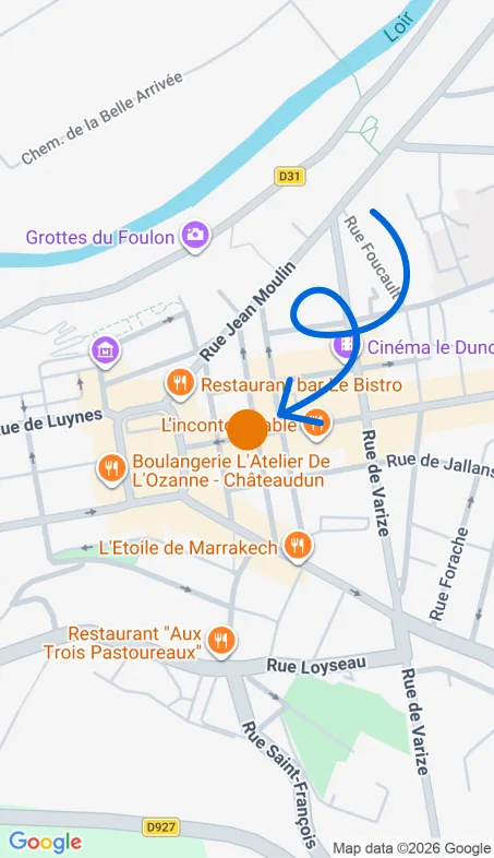 Localisation de l'agence Agence d’aide à domicile Petits-fils Châteaudun