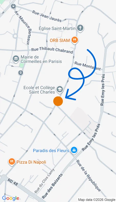Localisation de l'agence Agence d’aide à domicile Petits-fils Cormeilles-en-Parisis