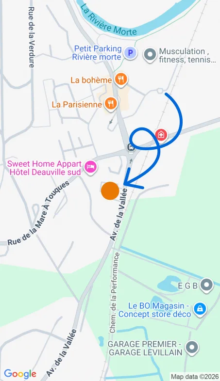 Localisation de l'agence Agence d’aide à domicile Petits-fils Deauville