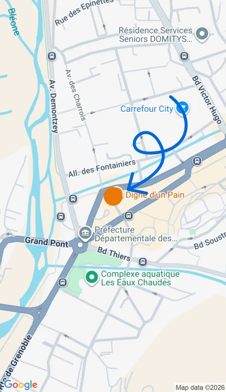 Localisation de l'agence Agence d’aide à domicile Petits-fils Digne-les-Bains