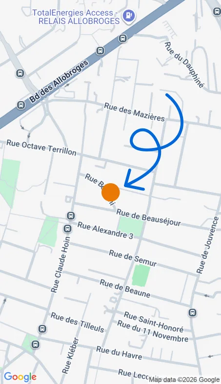 Localisation de l'agence Agence d’aide à domicile Petits-fils Dijon Est