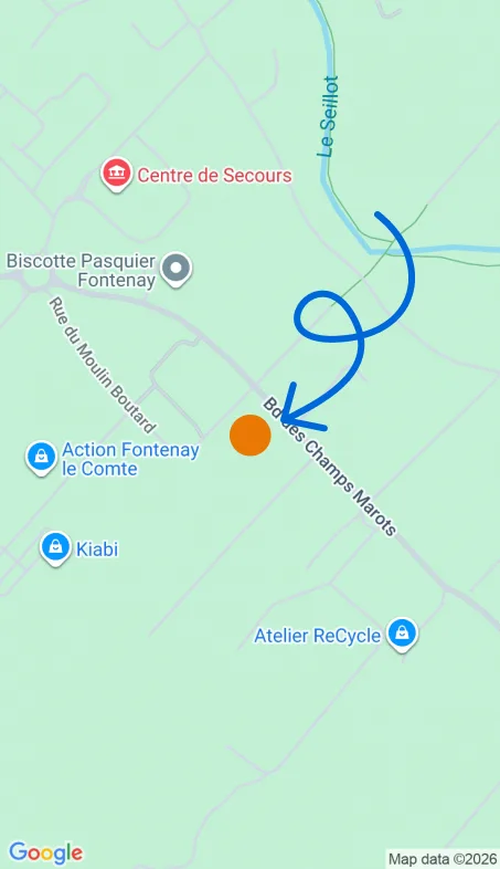 Localisation de l'agence Agence d’aide à domicile Petits-fils Fontenay-le-Comte