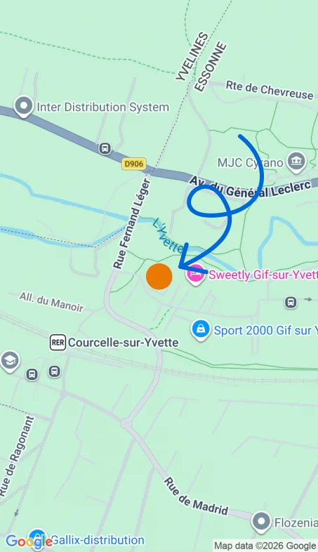 Localisation de l'agence Agence d’aide à domicile Petits-fils Gif-sur-Yvette