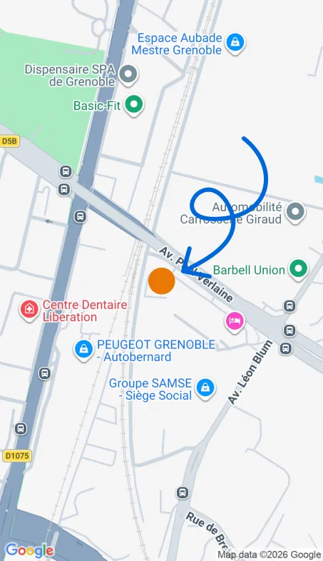 Localisation de l'agence Agence d’aide à domicile Petits-fils Grenoble Sud