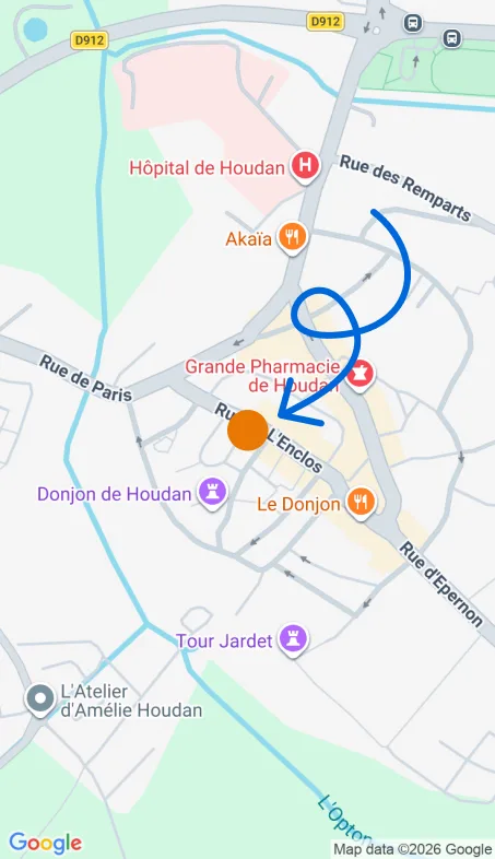 Localisation de l'agence Agence d’aide à domicile Petits-fils Houdan