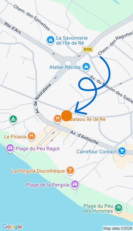 Localisation de l'agence Agence d’aide à domicile Petits-fils Île-de-Ré