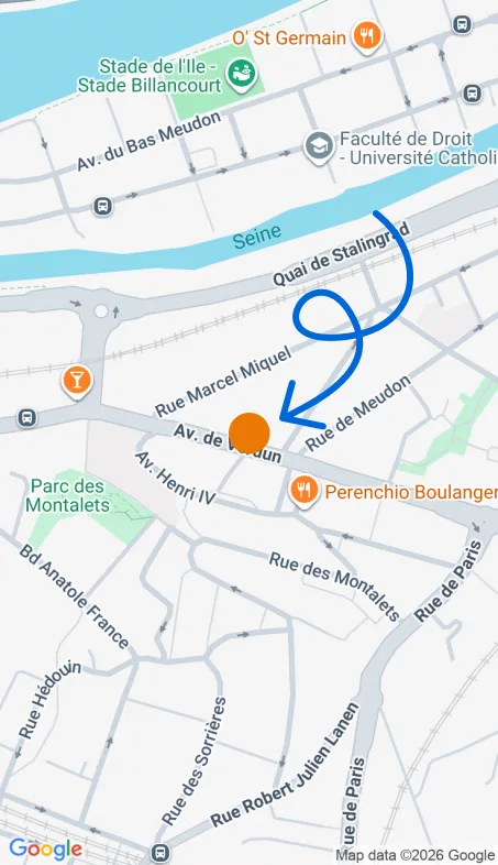 Localisation de l'agence Agence d’aide à domicile Petits-fils Issy-les-Moulineaux