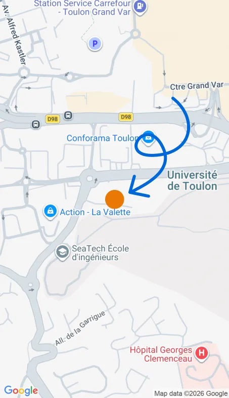Localisation de l'agence Agence d’aide à domicile Petits-fils La Garde