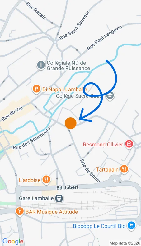 Localisation de l'agence Agence d’aide à domicile Petits-fils Lamballe