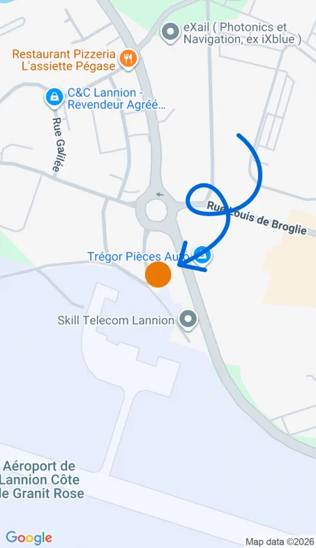 Localisation de l'agence Agence d’aide à domicile Petits-fils Lannion