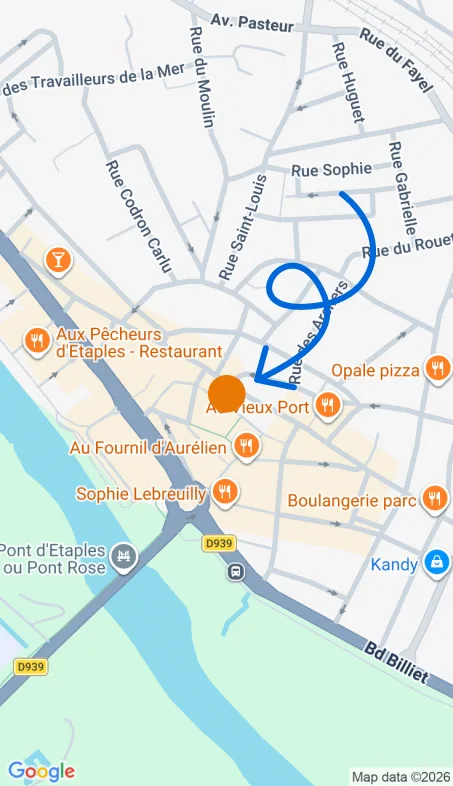 Localisation de l'agence Agence d’aide à domicile Petits-fils Le Touquet
