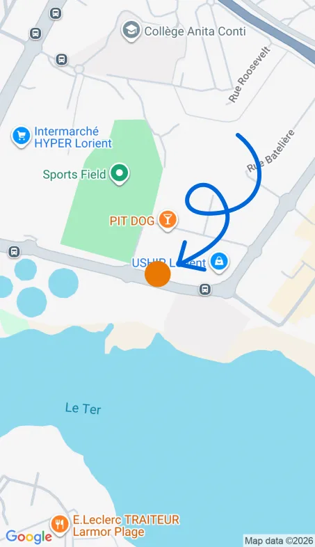 Localisation de l'agence Agence d’aide à domicile Petits-fils Lorient
