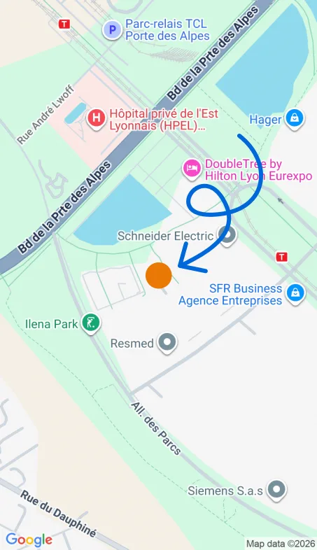 Localisation de l'agence Agence d’aide à domicile Petits-fils Lyon Est