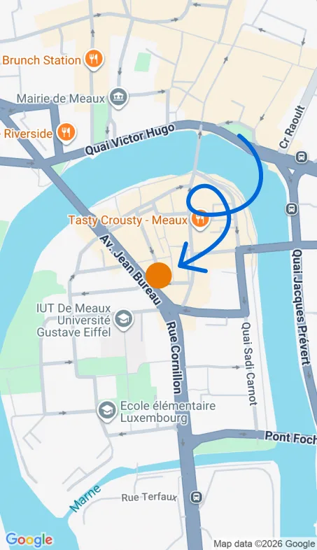 Localisation de l'agence Agence d’aide à domicile Petits-fils Meaux