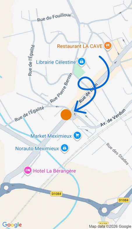 Localisation de l'agence Agence d’aide à domicile Petits-fils Meximieux