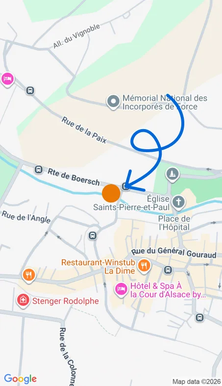 Localisation de l'agence Agence d’aide à domicile Petits-fils Obernai