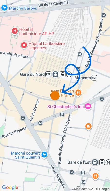 Localisation de l'agence Agence d’aide à domicile Petits-fils Paris 10