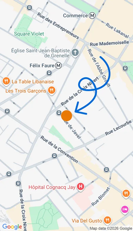 Localisation de l'agence Agence d’aide à domicile Petits-fils Paris 15