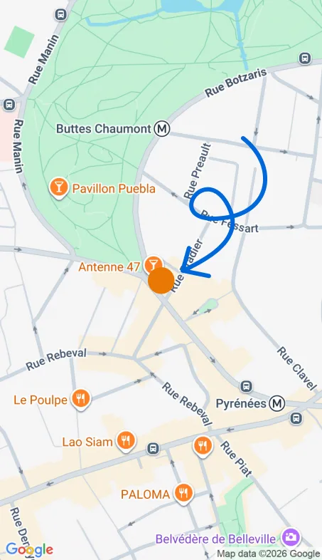 Localisation de l'agence Agence d’aide à domicile Petits-fils Paris 19