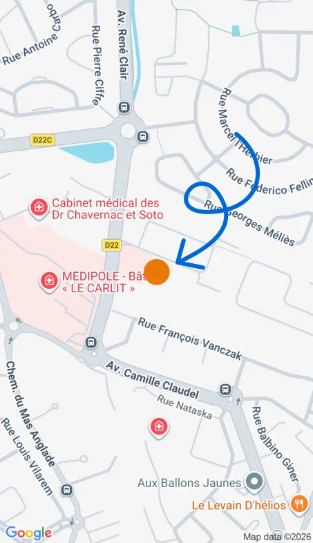 Localisation de l'agence Agence d’aide à domicile Petits-fils Perpignan-Cabestany
