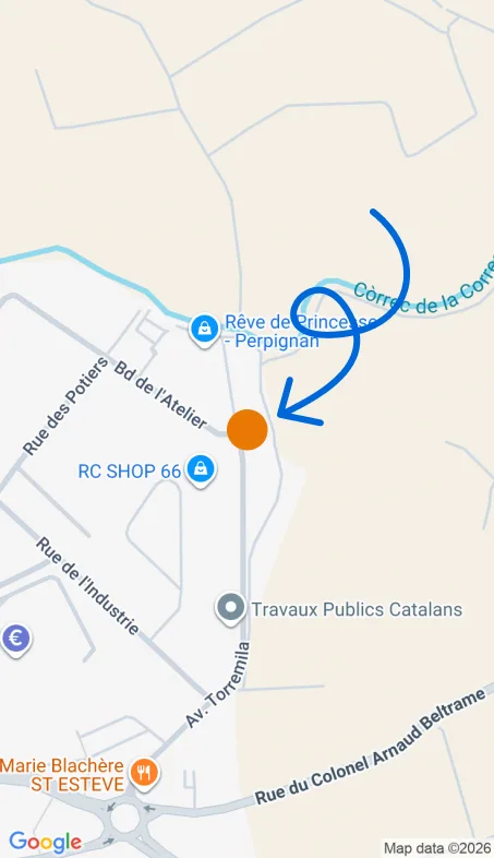 Localisation de l'agence Agence d’aide à domicile Petits-fils Perpignan Saint-Estève