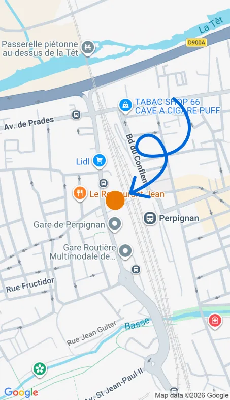 Localisation de l'agence Agence d’aide à domicile Petits-fils Perpignan-Toulouges