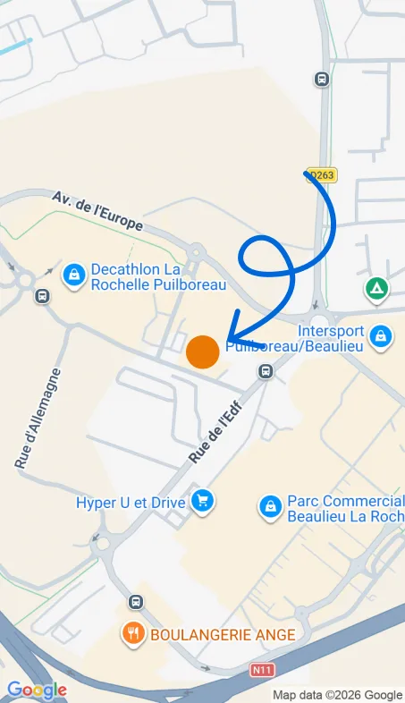 Localisation de l'agence Agence d’aide à domicile Petits-fils Puilboreau