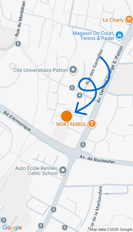 Localisation de l'agence Agence d’aide à domicile Petits-fils Rennes Nord