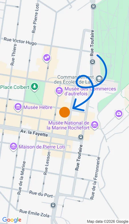 Localisation de l'agence Agence d’aide à domicile Petits-fils Rochefort