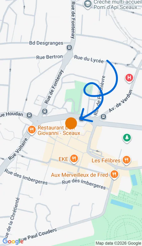 Localisation de l'agence Agence d’aide à domicile Petits-fils Sceaux