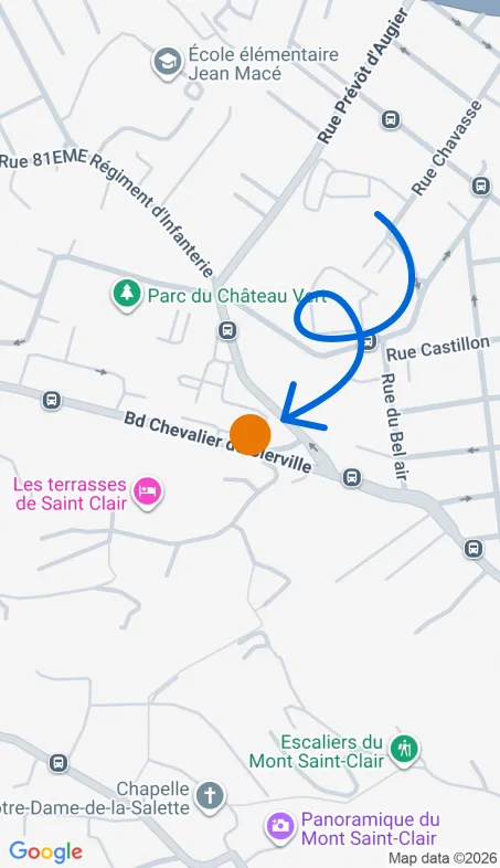 Localisation de l'agence Agence d’aide à domicile Petits-fils Sète