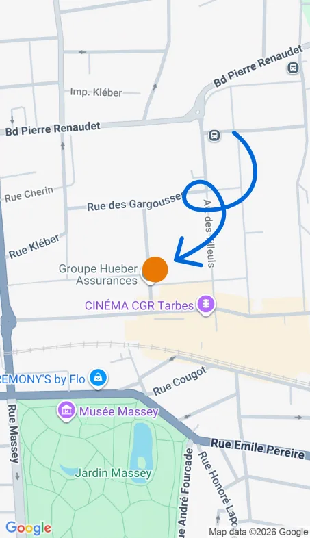 Localisation de l'agence Agence d’aide à domicile Petits-fils Tarbes