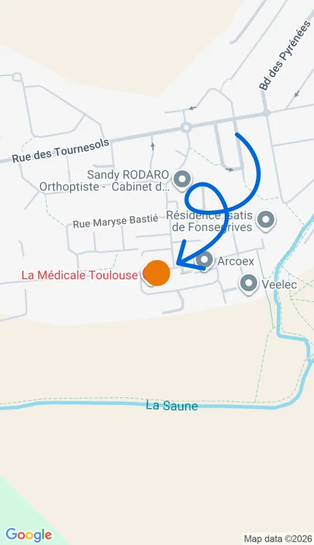 Localisation de l'agence Agence d’aide à domicile Petits-fils Toulouse-Balma 