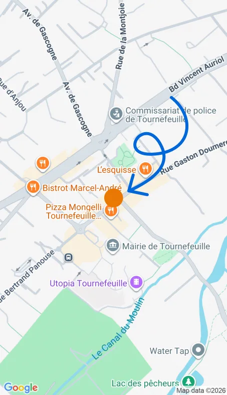 Localisation de l'agence Agence d’aide à domicile Petits-fils Tournefeuille