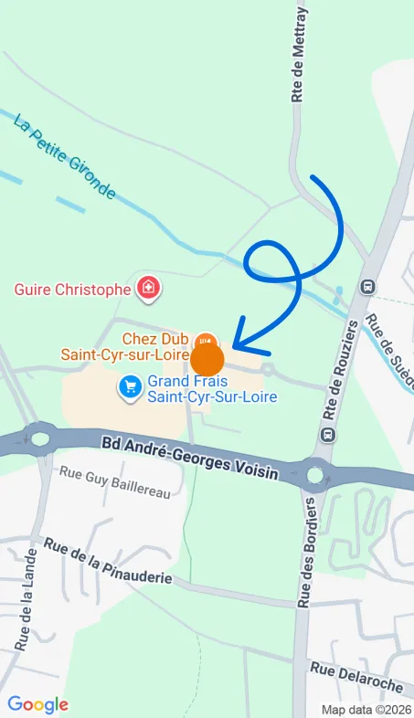 Localisation de l'agence Agence d’aide à domicile Petits-fils Tours Nord