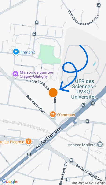 Localisation de l'agence Agence d’aide à domicile Petits-fils Versailles Nord