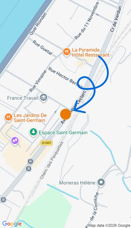 Localisation de l'agence Agence d’aide à domicile Petits-fils Vienne